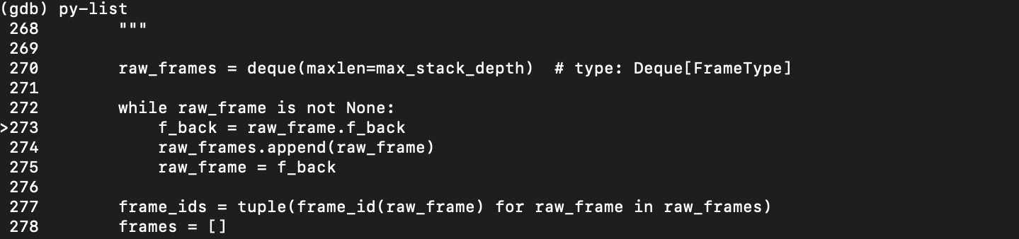 py-list log